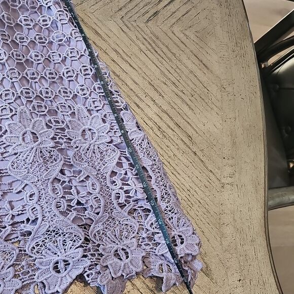 Purple crochet racer back top size S excellent condition - Picture 5 of 9